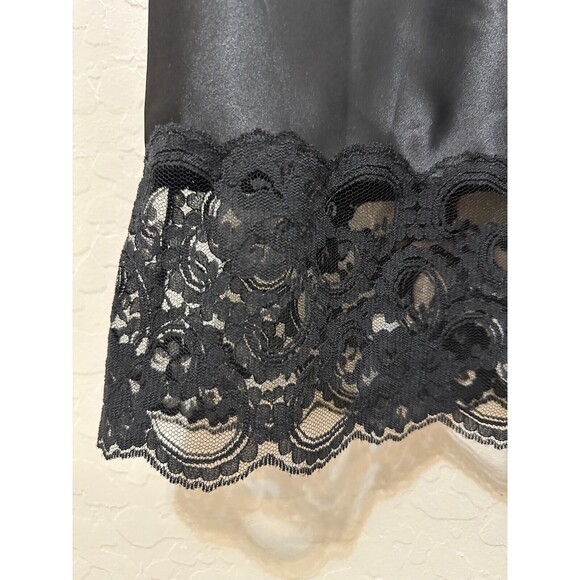 Vintage Body Chic Womans Y2K Lace Tank Top Size S/M Whimsigoth Witchy Emo 90s - Picture 7 of 14